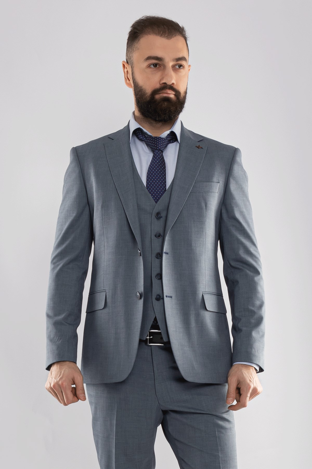 JK33KL02M002 Klasik 6Drop Yelekli Takım Elbise