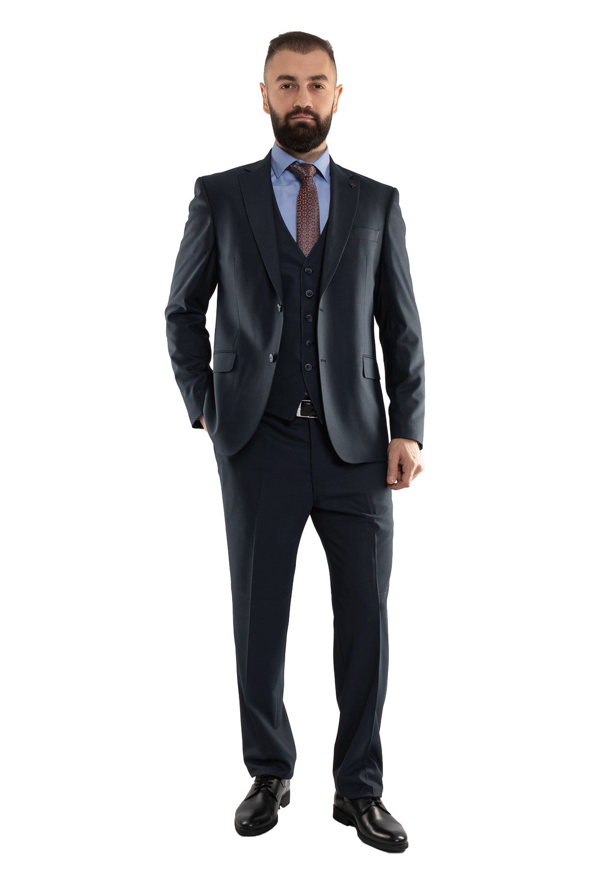 JK33KL02M002 Klasik 6Drop Yelekli Takım Elbise