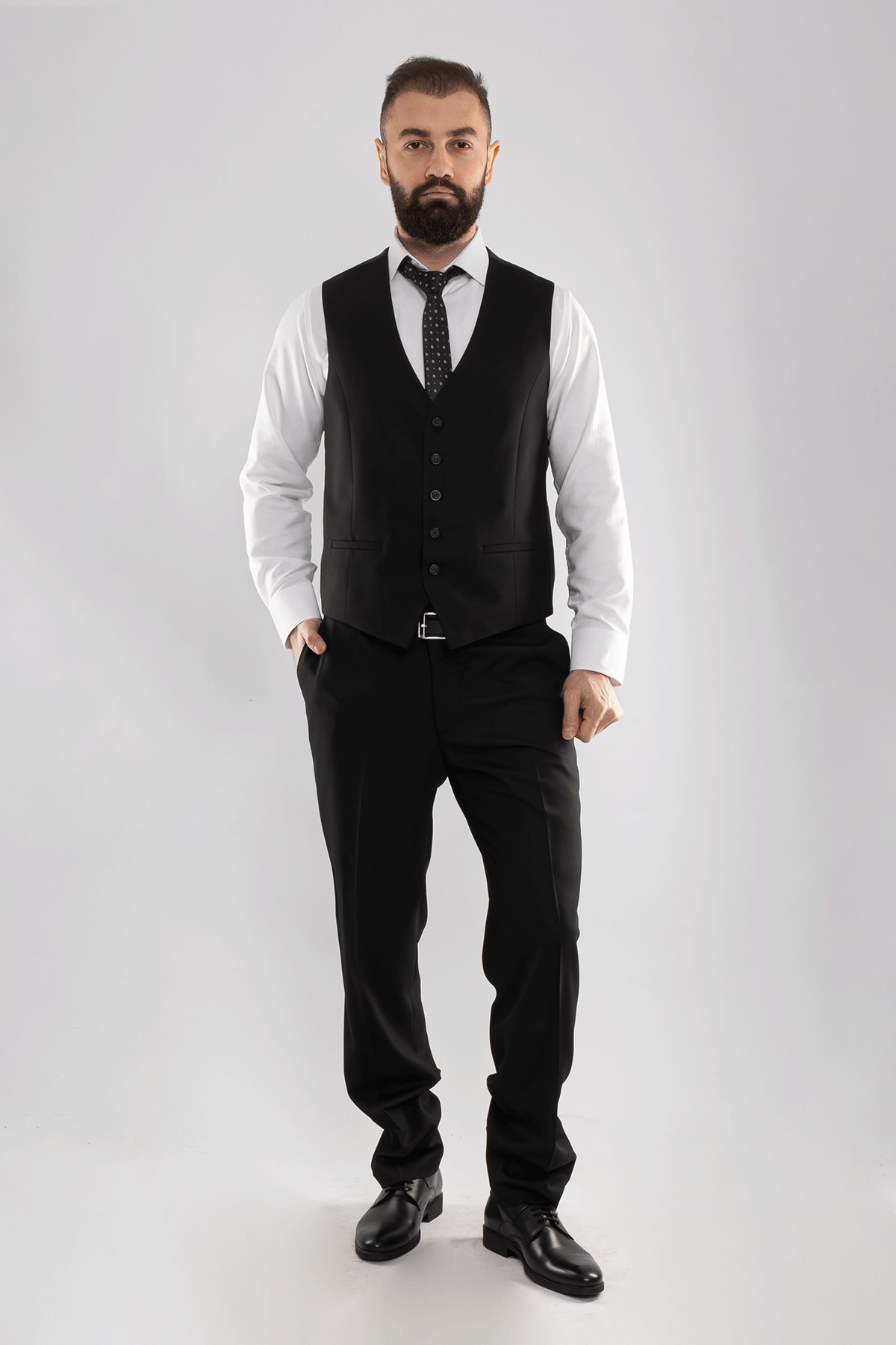 JK33KL02M002 Klasik 6Drop Yelekli Takım Elbise