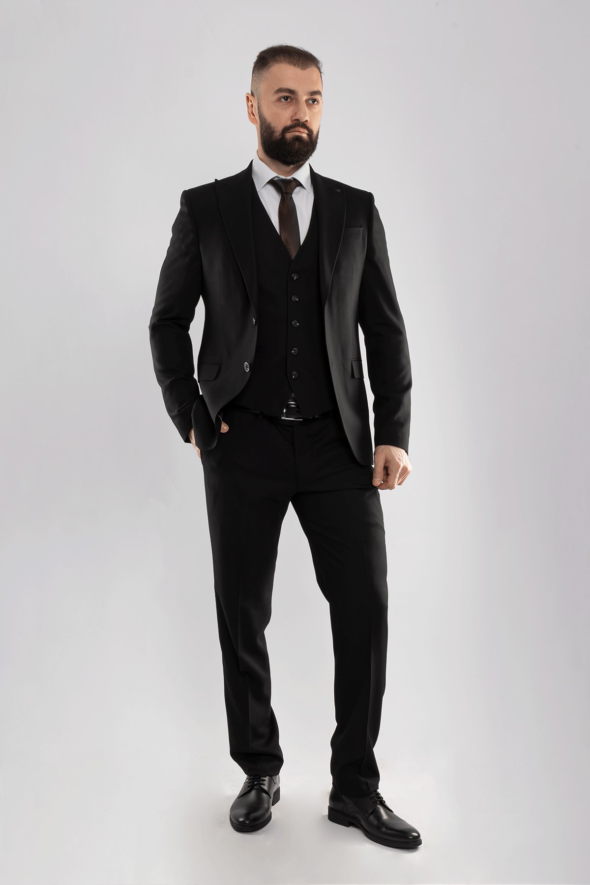 JK36SF02M065 Özel Yelekli 8 Drop Slimfit Takım Elbise