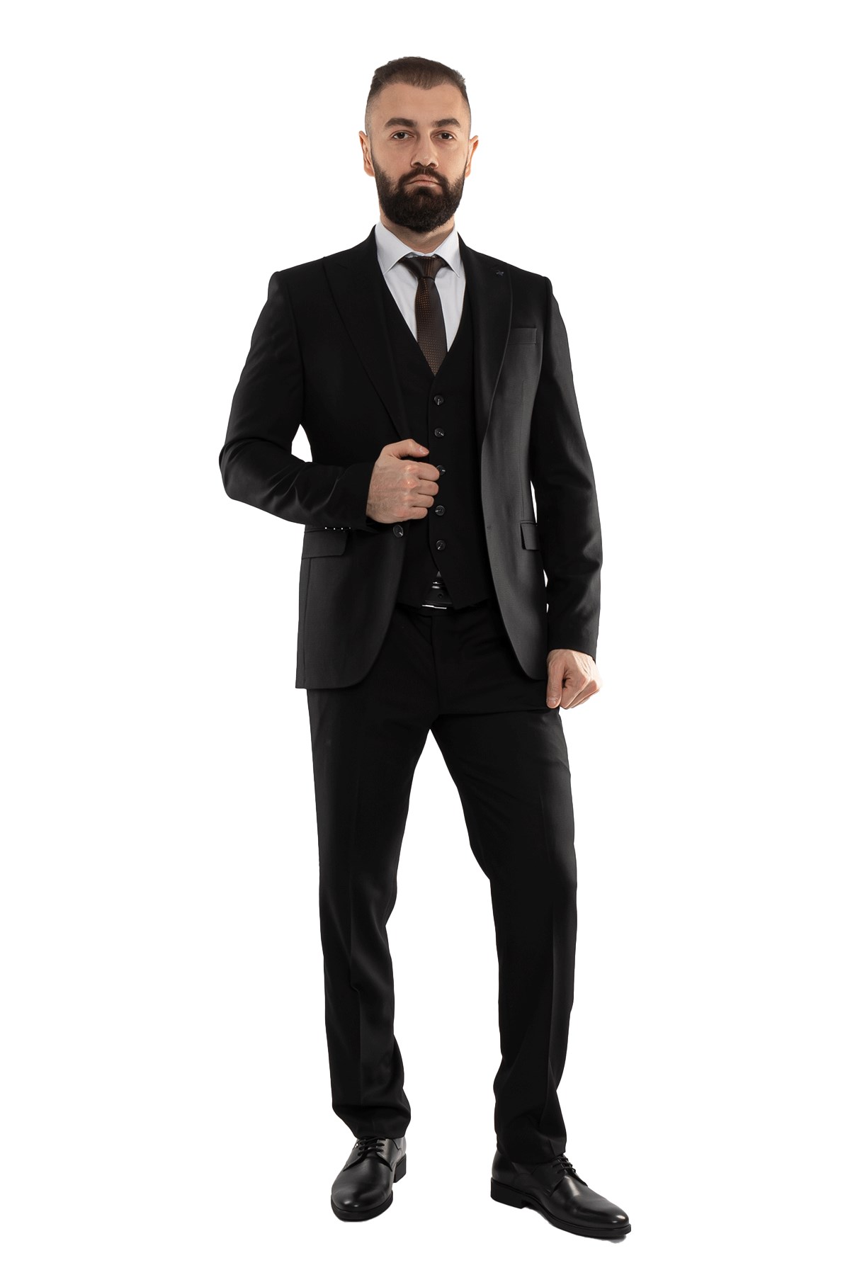 JK36SF02M065 Özel Yelekli 8 Drop Slimfit Takım Elbise