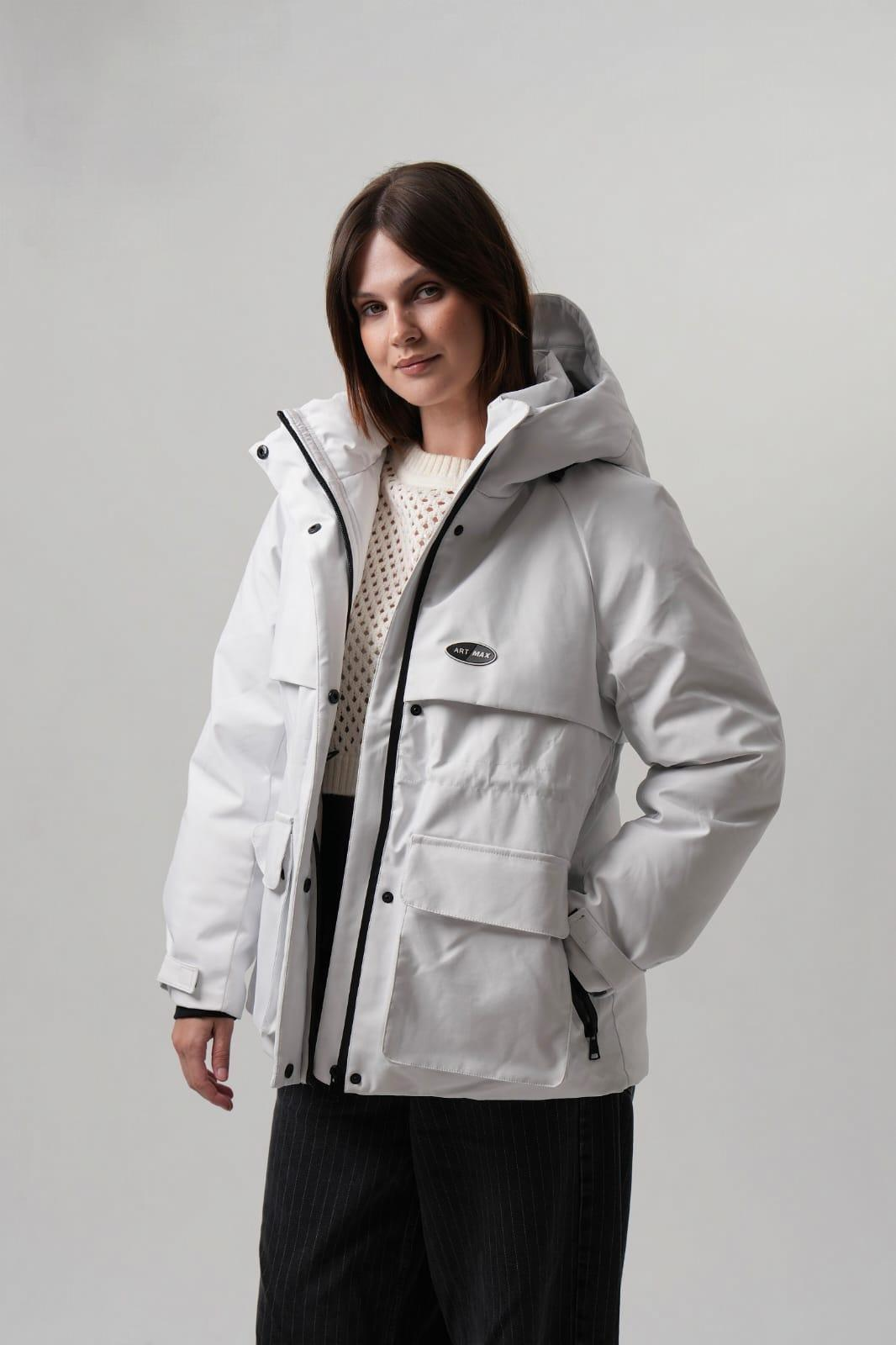 SOFİA Kapüşonlu Cep Detay Kadın Mont