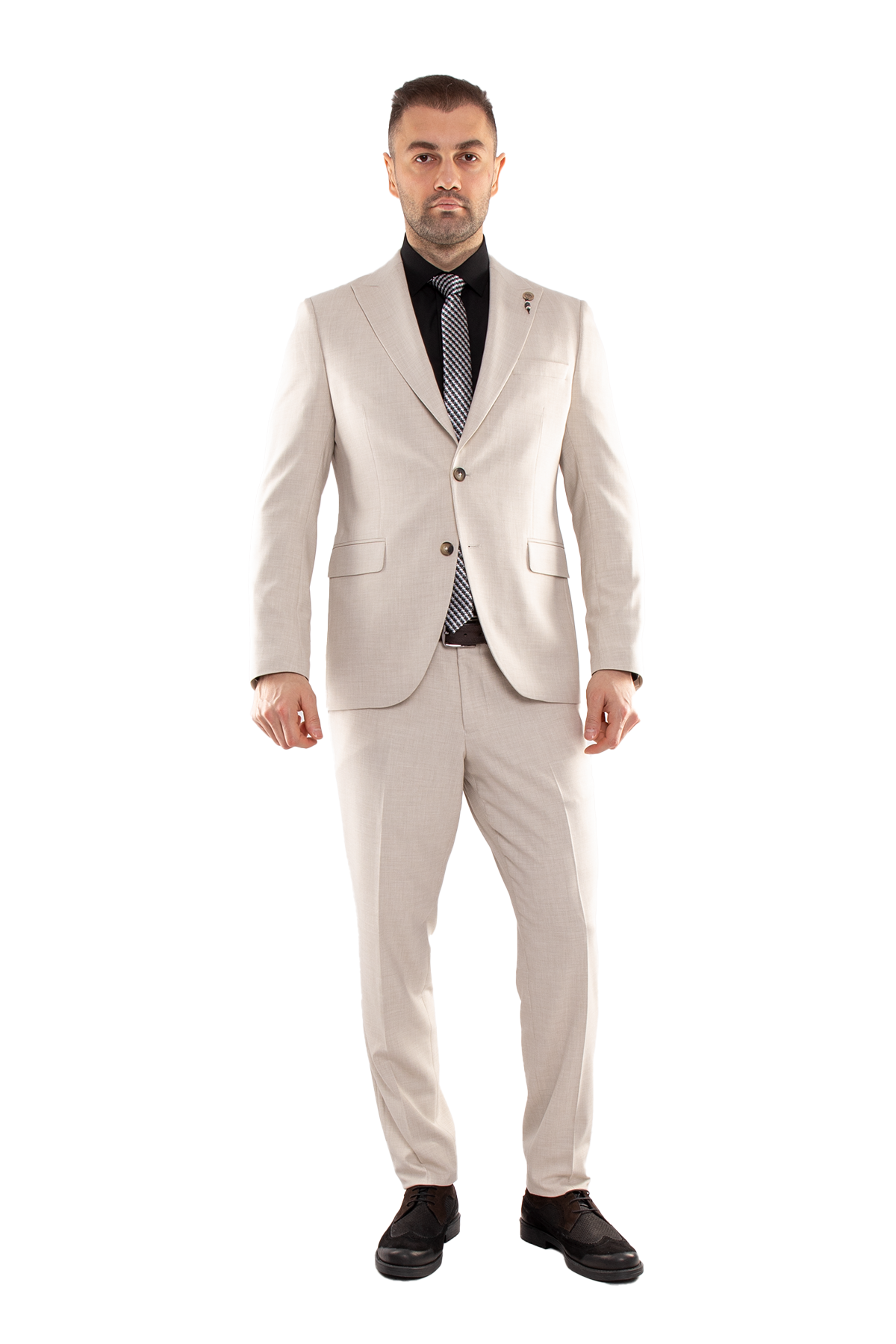 JK35SF02M103 Slimfit 6 Drop Yelekli Takım Elbise