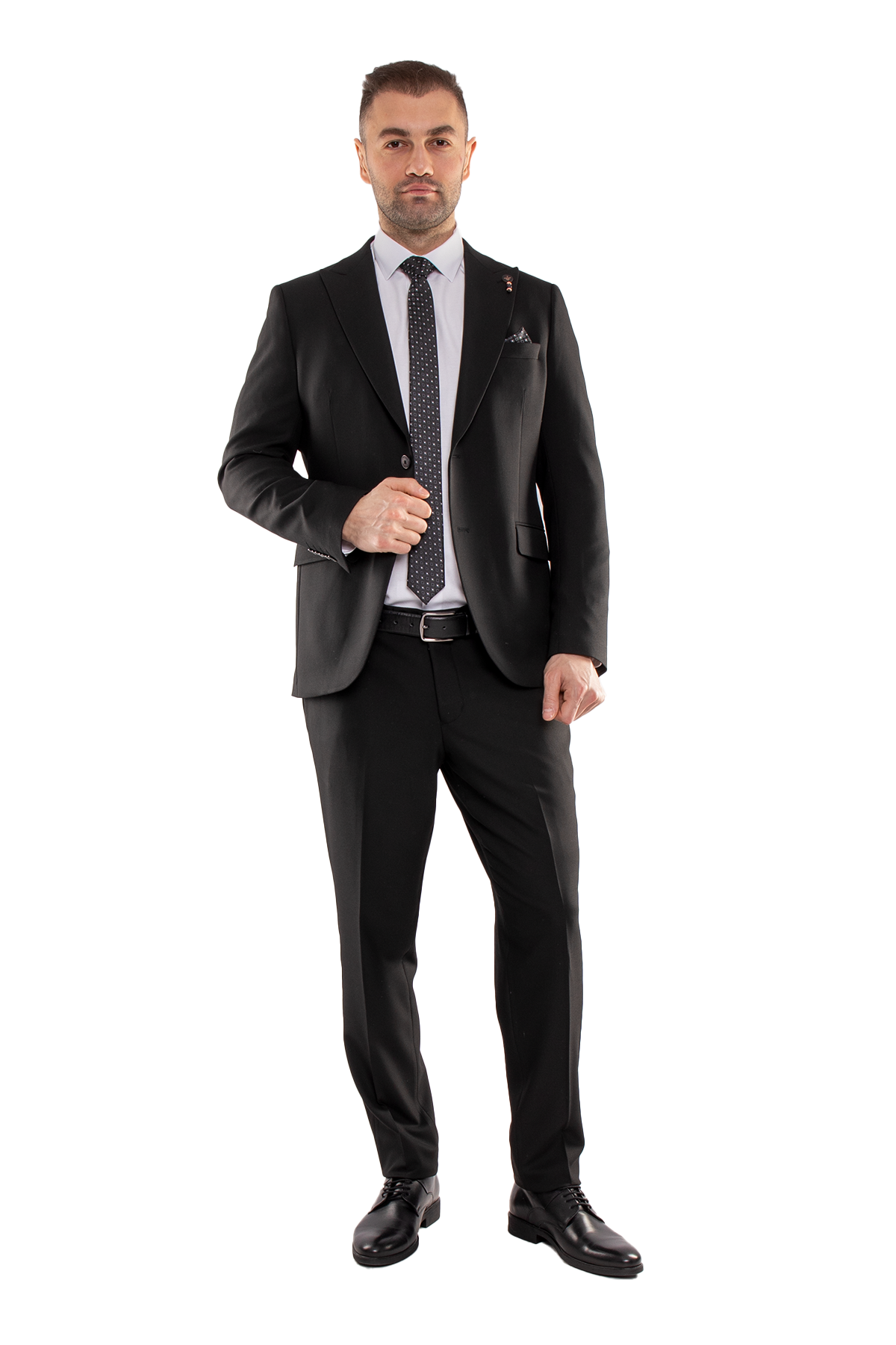 JK35SF02M103 Slimfit 6 Drop Yelekli Takım Elbise