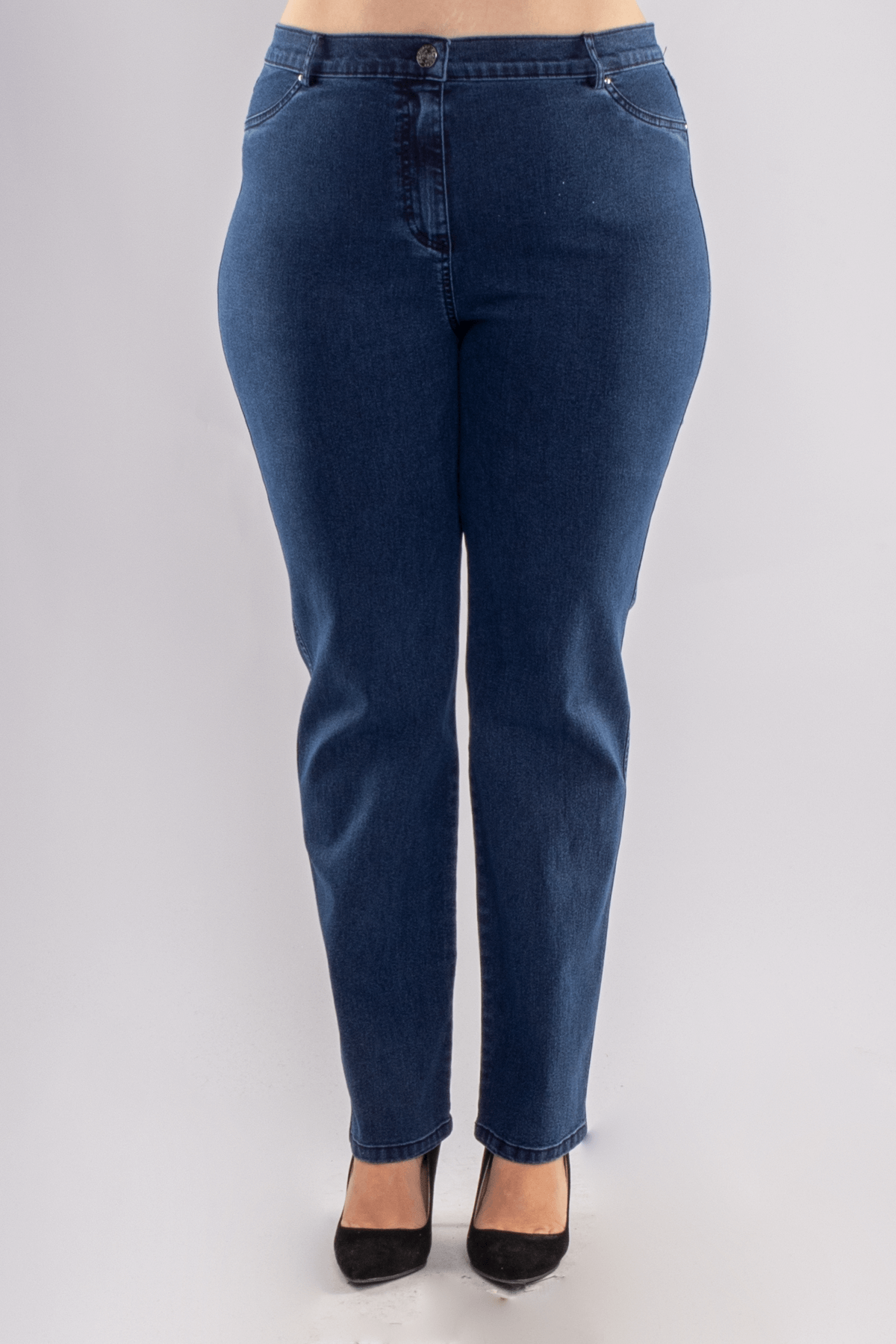 K455 Battal Beden Tina Kot Pantolon