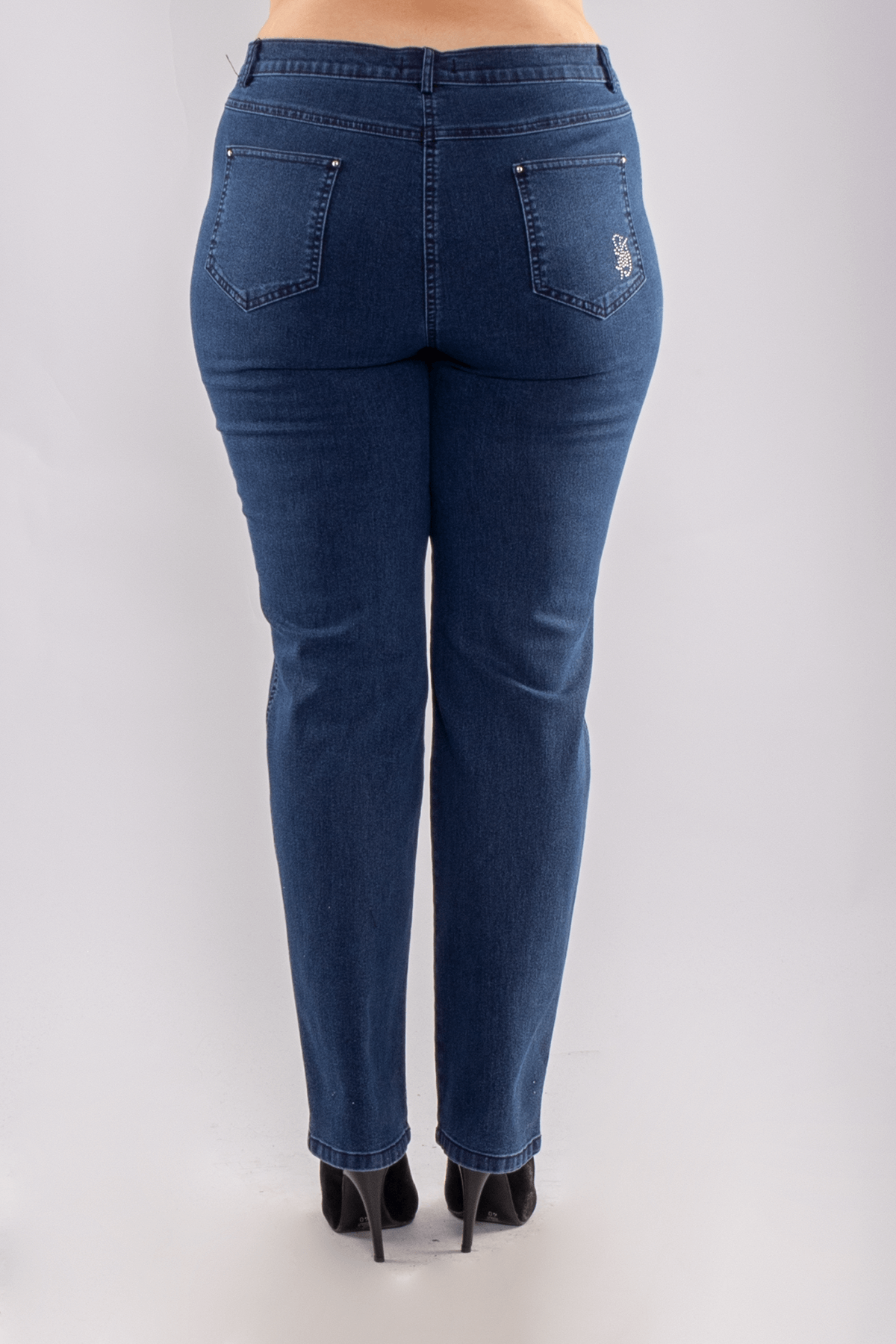 K455 Battal Beden Tina Kot Pantolon