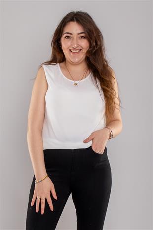 1650 Dee's Buzi Kumaş Kolsuz Kadın Atlet