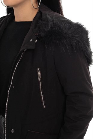 18273 KÜRKLÜ PARKA KABAN