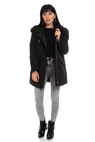 18273 KÜRKLÜ PARKA KABAN