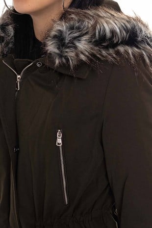 18273 KÜRKLÜ PARKA KABAN