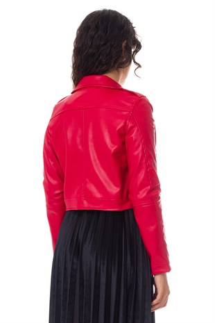 188 ZARA KISA DERİ CEKET