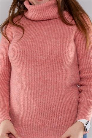 2IZ28 İzmir Balıkçı Yaka Reglan Kollu Kazak