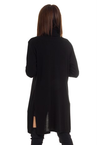 2SV26 VİSKON OMUZLARI DESENLİ TRİKO HIRKA