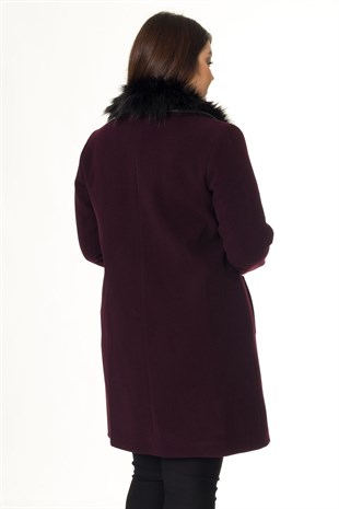 3493 BB PUMA YAKASI KÜRKLÜ KAŞE KABAN