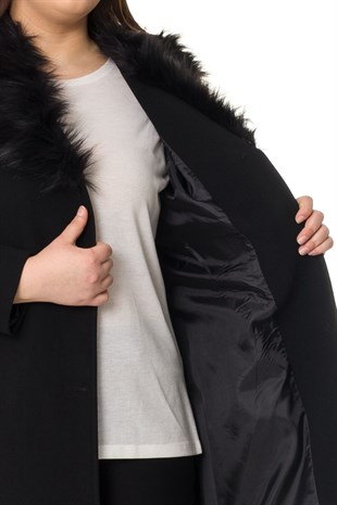 3493 BB PUMA YAKASI KÜRKLÜ KAŞE KABAN