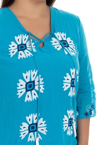 3617-1 DESENLİ ETNİK TUNİK