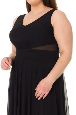 4248 BB BELİ PENCERELİ KISA JESSİCA ELBİSE