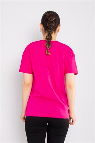 4722 VYaka Taş Gözlü Pamuklu Tshirt