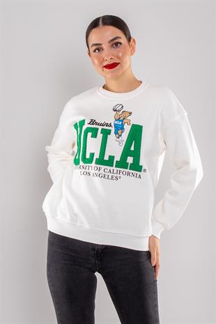 5061 İçi Şardonlu Ucla Bisiklet Yaka Sweatshirt