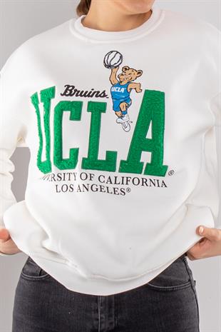 5061 İçi Şardonlu Ucla Bisiklet Yaka Sweatshirt