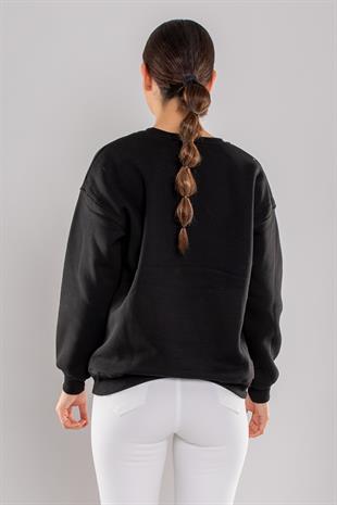 5061 İçi Şardonlu Ucla Bisiklet Yaka Sweatshirt