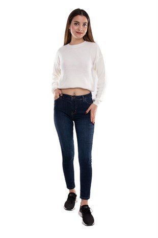 6806 MİRA Skinny Yüksek Bel Pamuk Kadın Kot Pantolon