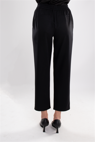 70423 Beli Lastikli Yandan Cepli Viscon Pantolon