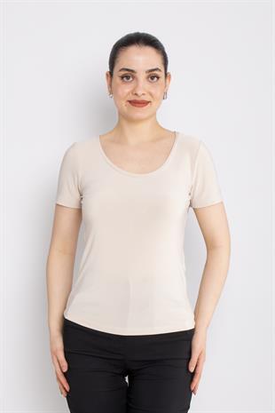 81943 Uyaka Kısa Kol Likralı Tshirt