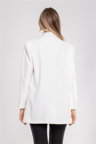 90491 4 Düğme Blazer Ceket