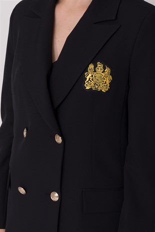 90493 Armalı 6 Düğmeli Blazer Ceket