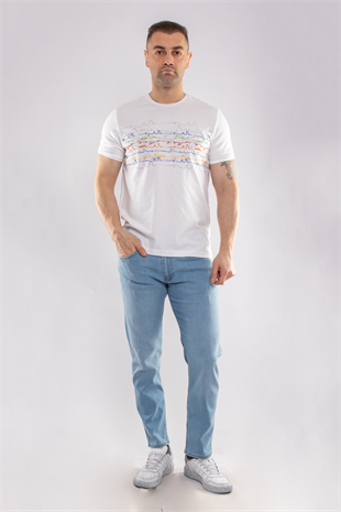 915 SlimFiit Matrix927 Yırtıklı Erkek Kot Pantolon