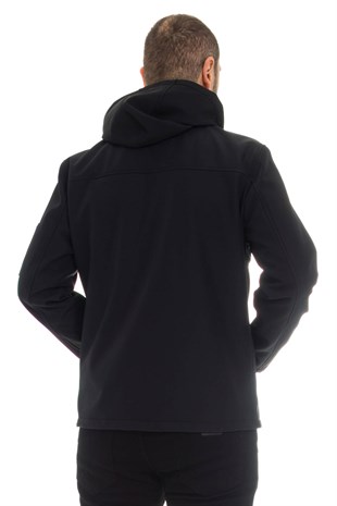 99286-231 Soft Shell RGfit Dalgıç Kumaş Kapşonlu Kaban