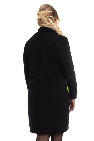 AN2074 Fermuarlı Sweat Elbise