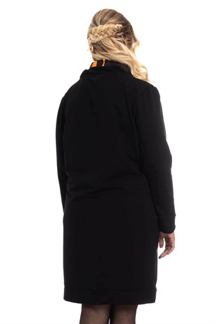 AN2074 Fermuarlı Sweat Elbise
