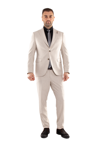 JK35SF02M103 Slimfit 6 Drop Yelekli Takım Elbise