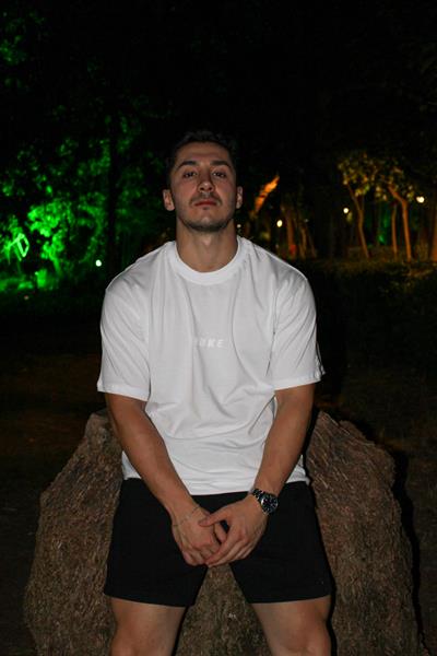 Evoke Logo Rubber Baskı Oversize Erkek T-shirt