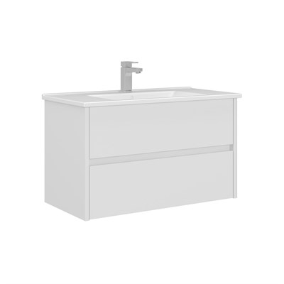 Arno 85 cm Çekmeceli Lavabolu Banyo Alt Dolabı