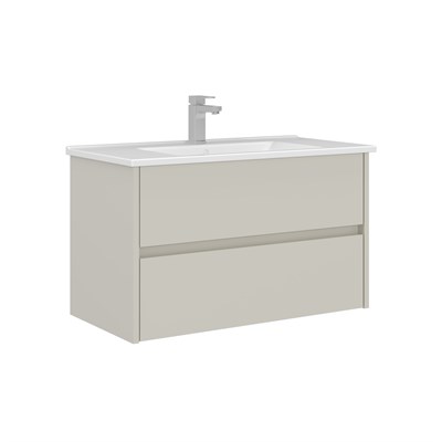 Arno 85 cm Çekmeceli Lavabolu Banyo Alt Dolabı