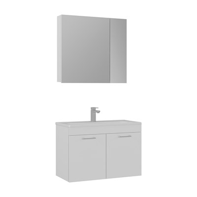 Bafa 80 cm Banyo Dolabı Takımı