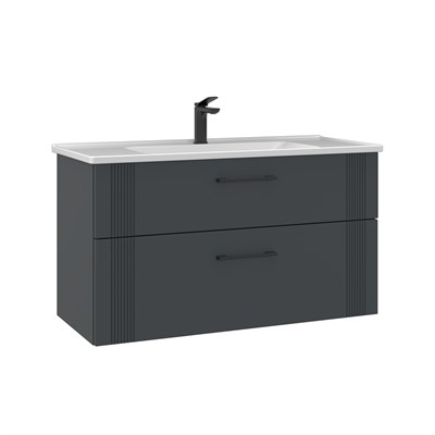 Bari 100 cm Lavabolu Banyo Alt Dolabı