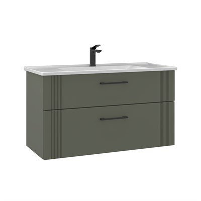 Bari 100 cm Lavabolu Banyo Alt Dolabı