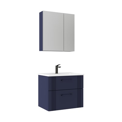 Bari 65 cm Banyo Dolabı Takımı (Ayna Dolaplı)