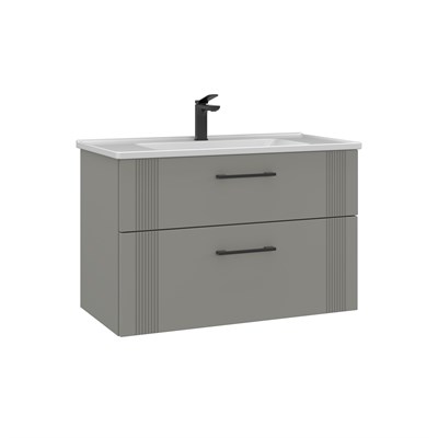 Bari 80 cm Lavabolu Banyo Alt Dolabı