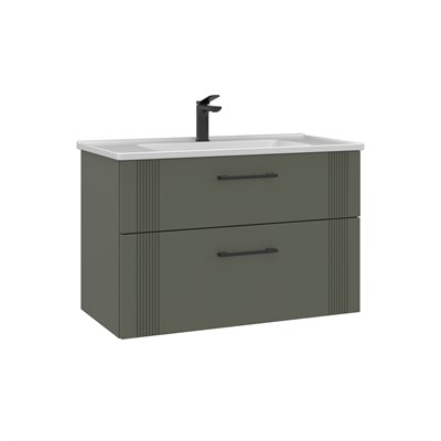 Bari 80 cm Lavabolu Banyo Alt Dolabı