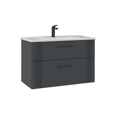 Bari 80 cm Lavabolu Banyo Alt Dolabı