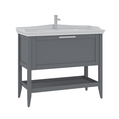 Bastle 105 cm Lavabolu Banyo Alt Dolabı