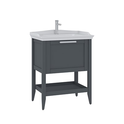 Bastle 65 cm Lavabolu Banyo Alt Dolabı