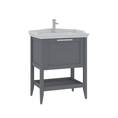 Bastle 65 cm Lavabolu Banyo Alt Dolabı