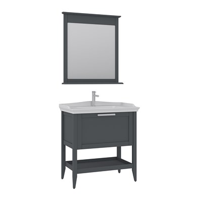 Bastle 85 cm Banyo Dolabı Takımı