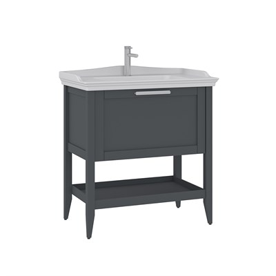 Bastle 85 cm Lavabolu Banyo Alt Dolabı